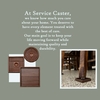 Service Caster Non-Slip Furniture Pads, Rubber Coasters, Caster Cups Set of 4 Brown, 4PK SCC-RUBBERCUP-2X2-SQUARE-BROWN
